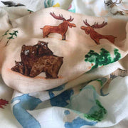 'Hello Canada' Baby Muslin Swaddle