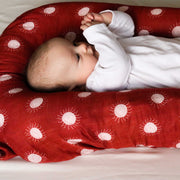 Sun on Terra Cotta Baby Muslin Swaddle